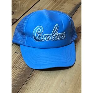 Vintage Carolina College hat. Official licensed. Baby Blue. Snap Back. M/L